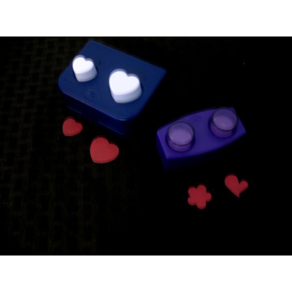 Creative Memories Mini Heart Maker- 3/4 in &1  inch - &Mini Friendship pre-owned